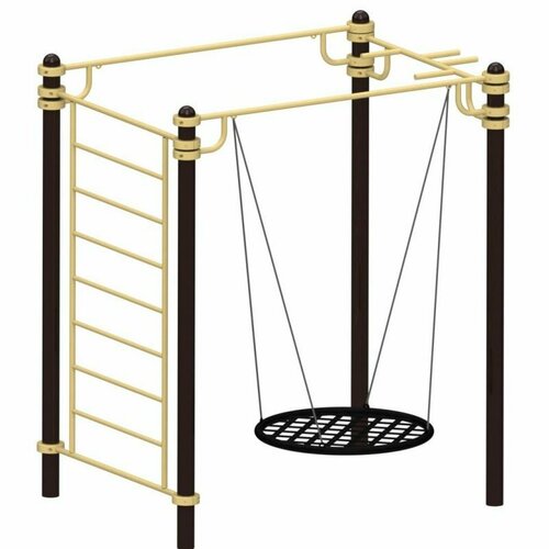 Спортивный комплекс YSK157 с качелями и усиленным турником Профиль трубы :108 мм