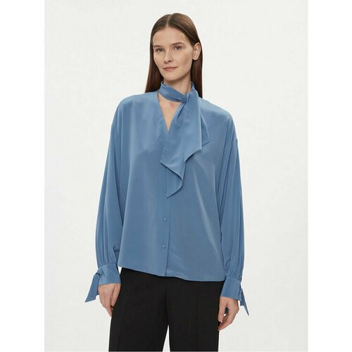 Блуза BOSS, размер 42 [EU], голубой