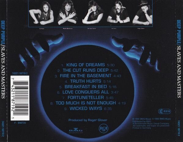 Deep Purple Slaves And Masters CD Медиа - фото №7