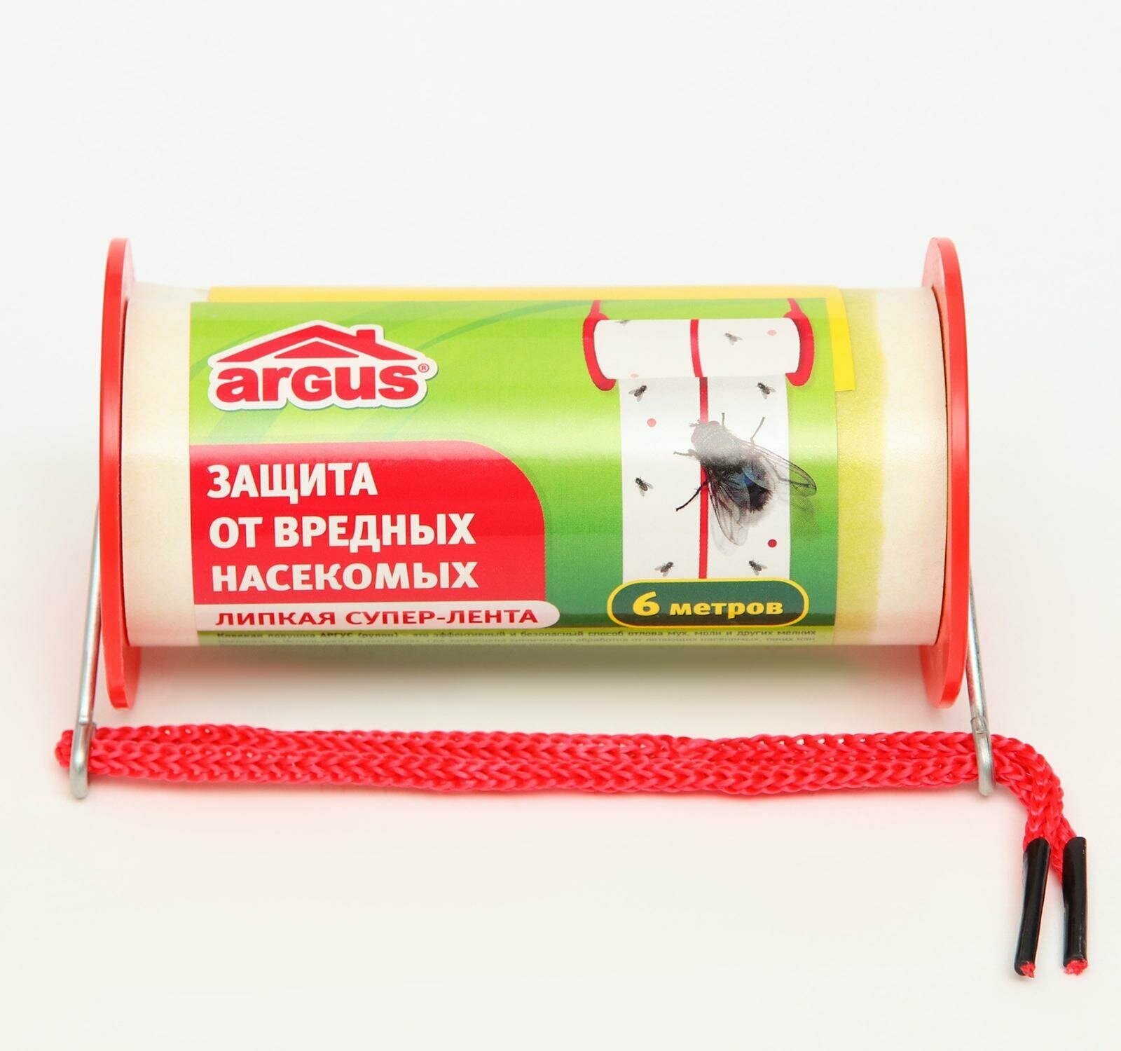 Клеевая ловушка от мух "ARGUS" ролик  6 м 10 см