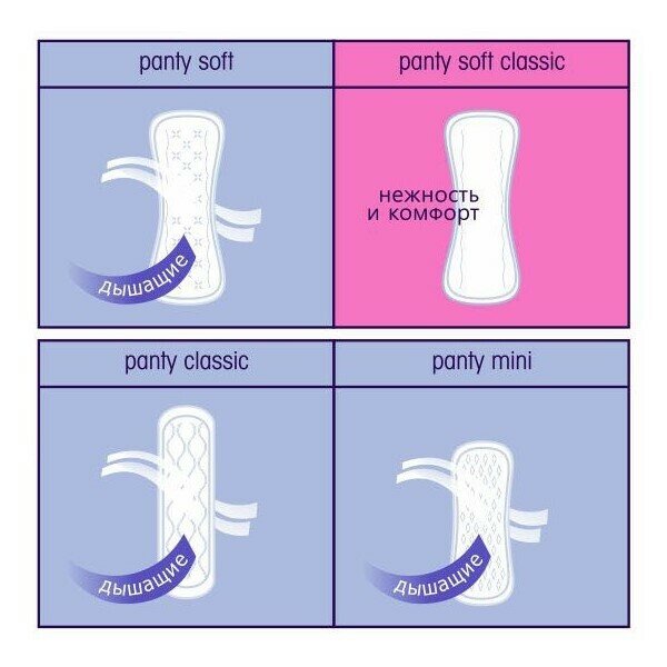 Изображение Прокладки женские ежедневные bella Panty soft classic/ ежедневки эконом, 60 шт.