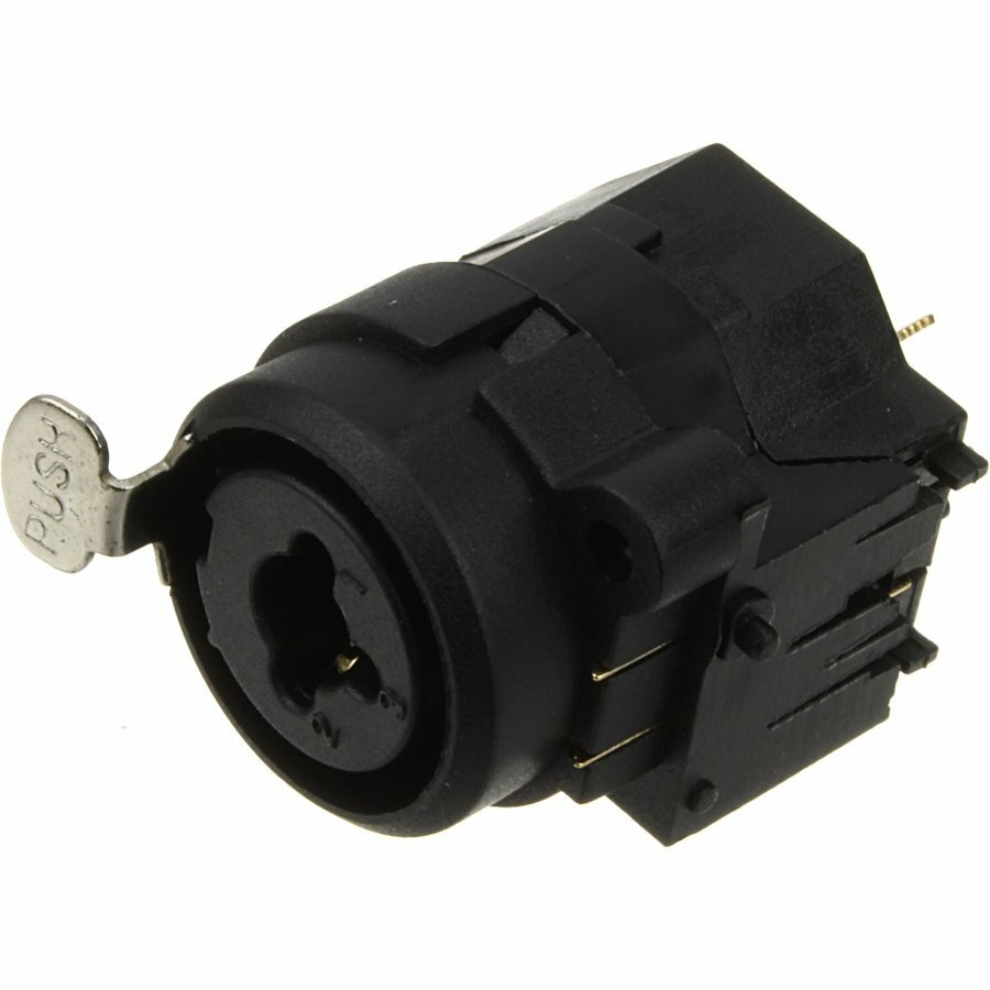 фото Разъем J6.3(G)+XLR 3P комбо черный пластик на корпус Premier