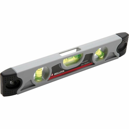 Уровень торпедо 23см BELLOTA магнитный 3х пузырьковый 10ммм 50109-9 990₽