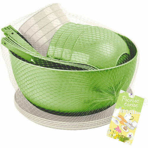 Набор для пикника на 4 персоны 25 предметов Picnic time 1179₽