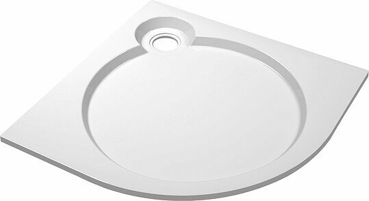 Cezares Tray Поддон для душа, 90х90хh5,6 см. TRAY-S-R-90-550-56-W