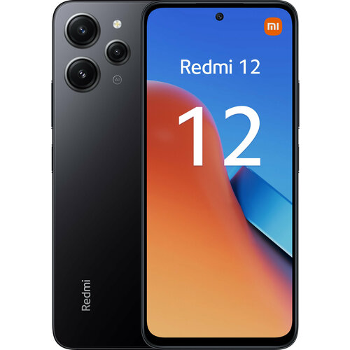 Смартфон Xiaomi Redmi 12 8256 ГБ RU Dual nano SIM midnight black 13750₽