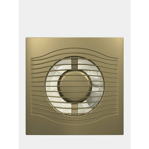 Вытяжной вентилятор SLIM 5C Champagne с обратным клапаном D 125 мм 9195₽