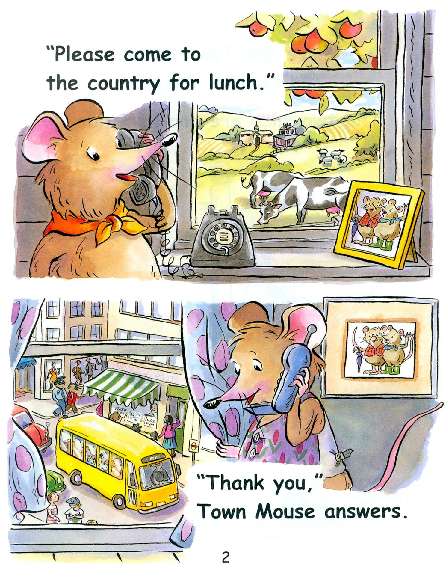 Town Mouse and Country Mouse. Level 1 - фото №4