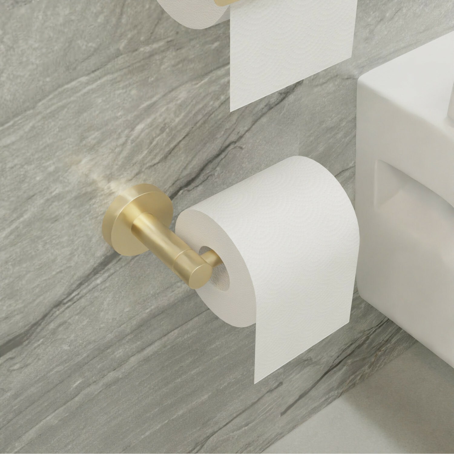 Держатель для запасной туалетной бумаги Fixsen Comfort золото-сатин FX-87010A