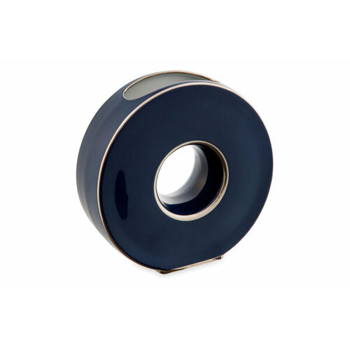 Ваза круглая Legle 20 см, фарфор, темно-синяя, п/к