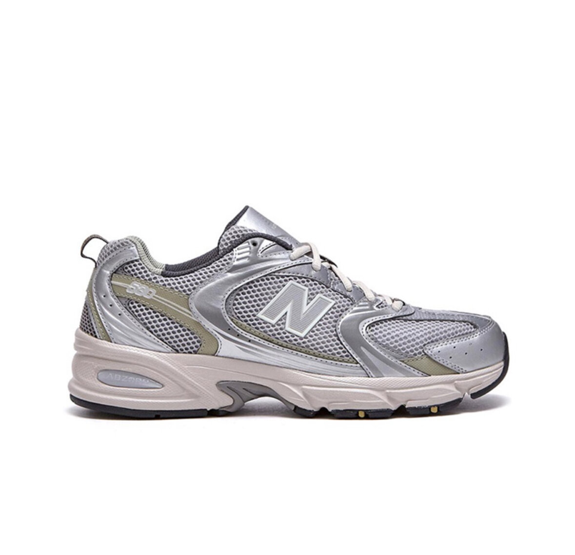 Кроссовки New Balance 530, полнота D, размер 275 mm | EU 43 | RU 42 | US 9,5, серебристый — фото 1