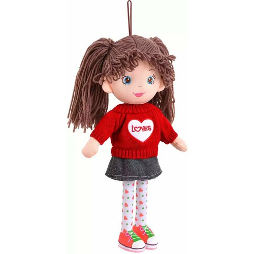 15 25 см подлинная цельная кукла raab laboon anime фигурка плюшевая игрушка высококачественная кукла соломенная шляпа пиратский знак кит остров мяг Мяг. Кукла Ульяна 35 см D15002