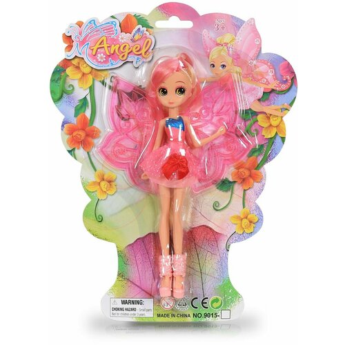 Кукла 9015 Фея в розовой юбке
