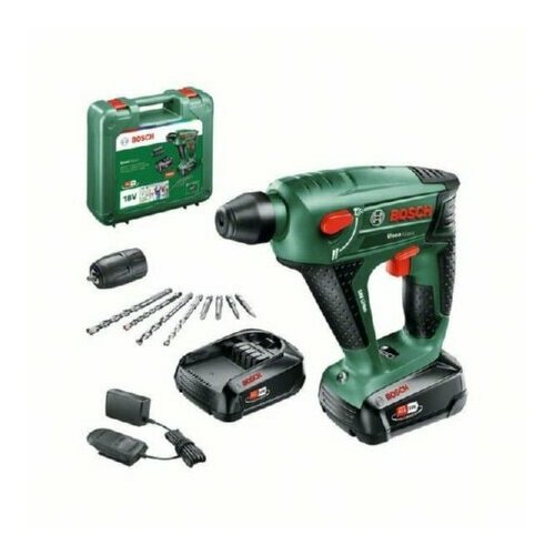 Аккумуляторная ударная дрель - Аккумуляторный перфоратор 18В 2Ач 060395230M Bosch Power Tools 4053423235272 71888₽