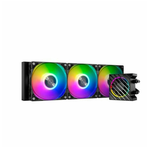 Кулер с водяным охлаждением ID-Cooling Dashflow 360 XT Soc-AM5/AM4/1151/1200/2066/1700 4-pin 16-34dB Al+Cu 350W LED Ret