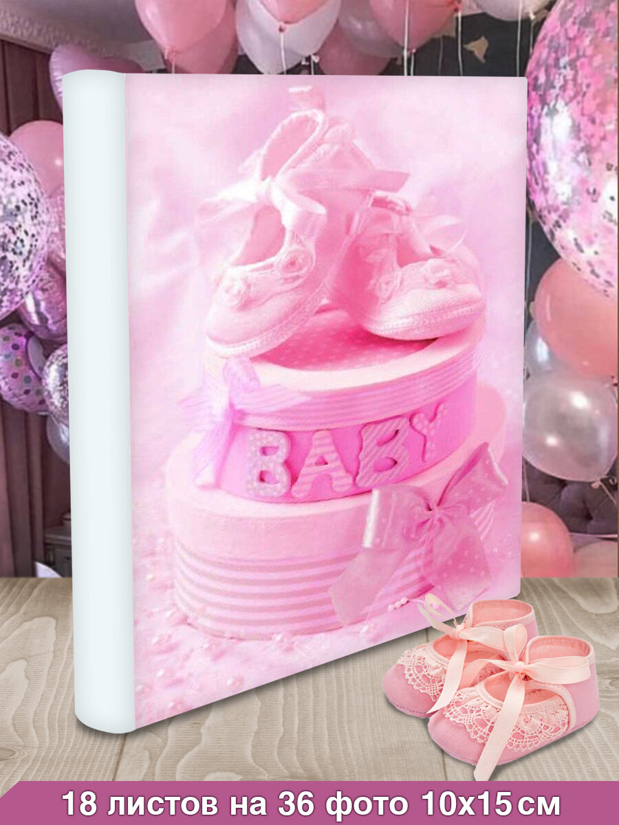 Фотоальбом на 36 фотографий 10х15 см, мягкая обложка, Veld Co