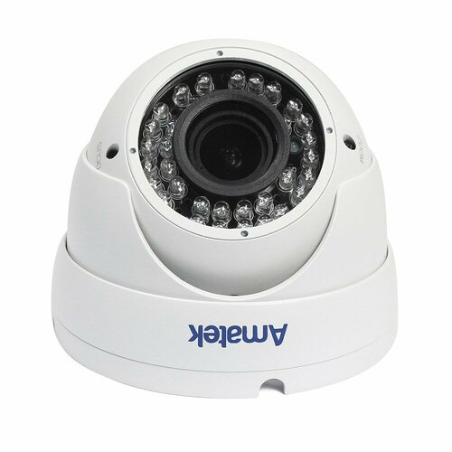 Видеокамера IP купольная Amatek AC-IDV403VMSX 28-12 мм микрSD 7000887 671000₽