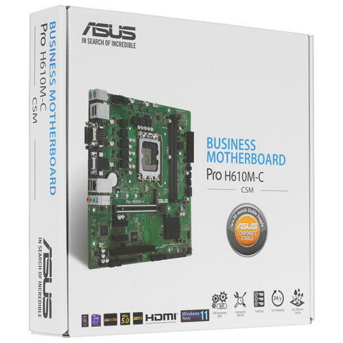 Материнская плата Asus PRO H610M-C-CSM, Soc-1700, mATX - фото №19