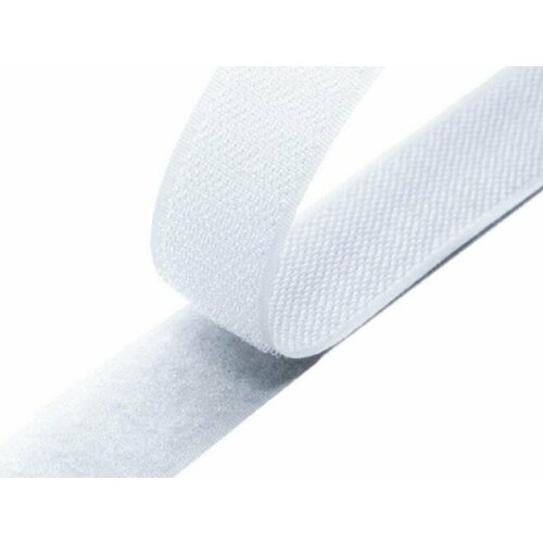 Липучка велкро, ширина 25 мм (3м) Белый