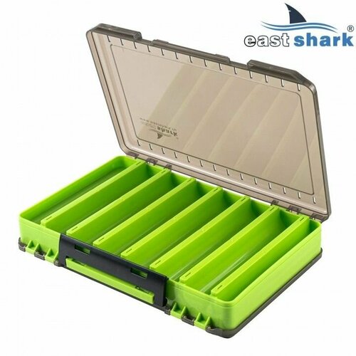 Коробка для приманок EastShark 28х20х5 см двухсторонняя коробка для воблеров 2 стороны 12 ячеек 14х10х3 5см