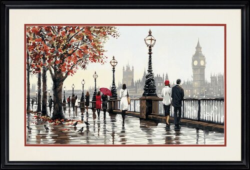 Изображение товара 73-91732 Набор для рисования красками по номерам Thames View/Вид на Темзу Dimensions