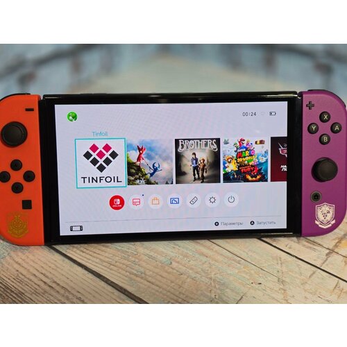 Игровая приставка Nintendo Switch Oled Pokemon100 игркарта памяти 512gb 53000₽