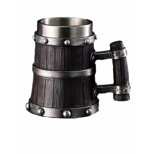 Кружка пивная 600 мл Бочка