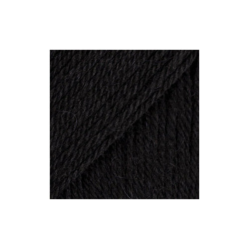 Пряжа drops Flora 06 black 50 гр 210 м 65 Шерсть 35 Альпака 2 мотка 910₽