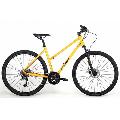 Велосипед Atom Symbiotic Cross Lady колеса 28 рама S цвет оранжевый 2024 52785₽