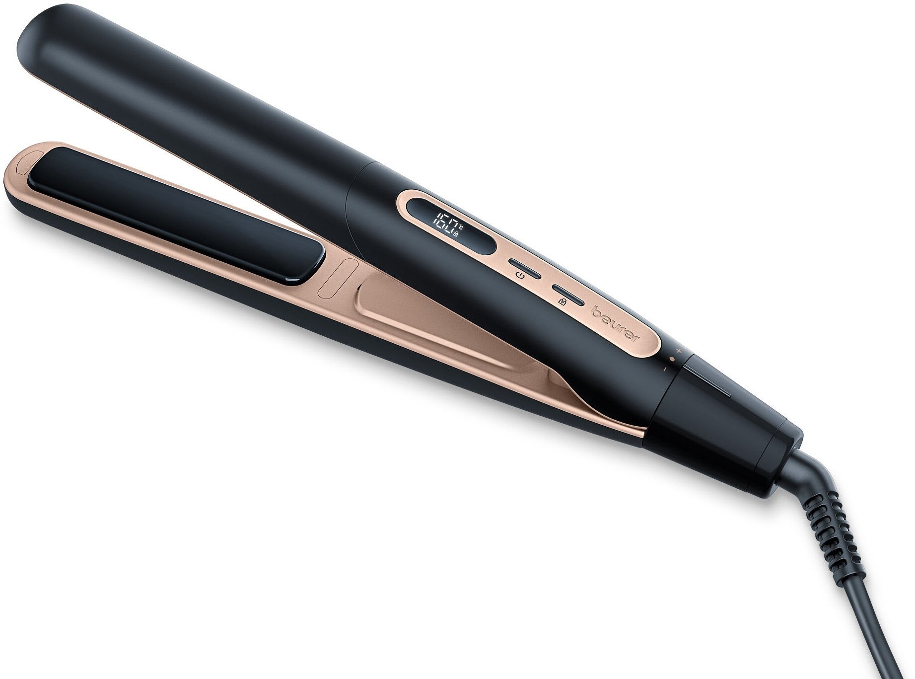 Выпрямитель для волос Beurer HS100, мощность 45Вт, ионизация, черный