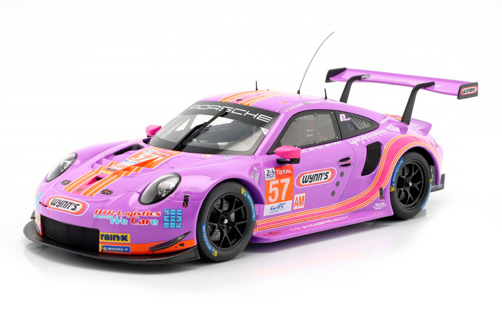 Модель коллекционная IXO Porsche 911 rsr #57 24H lemans 2020 bleekemolen, fraga, keating
