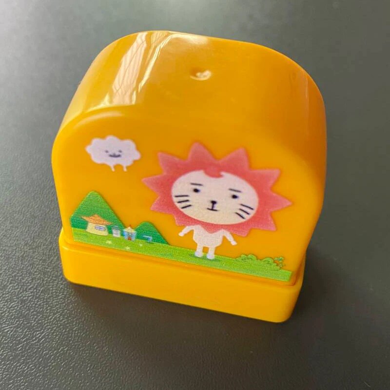 Штамп с именем для детской одежды, Lion