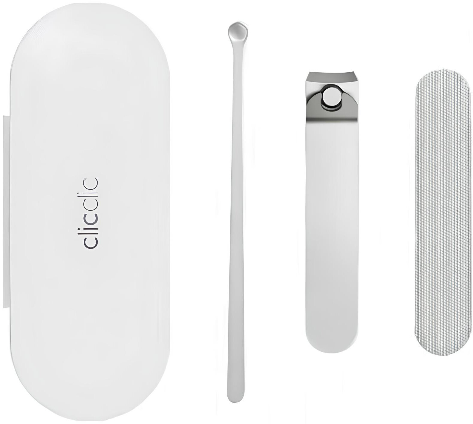 Маникюрный набор Clicclic Three-piece Nail Clipper белый CTT0001GL