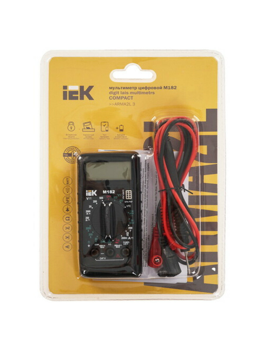 Мультиметр IEK Compact M182