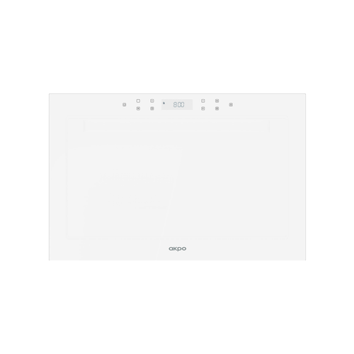 Встраиваемая микроволновка для кухни белая AKPO MEA 2502 Flat WH