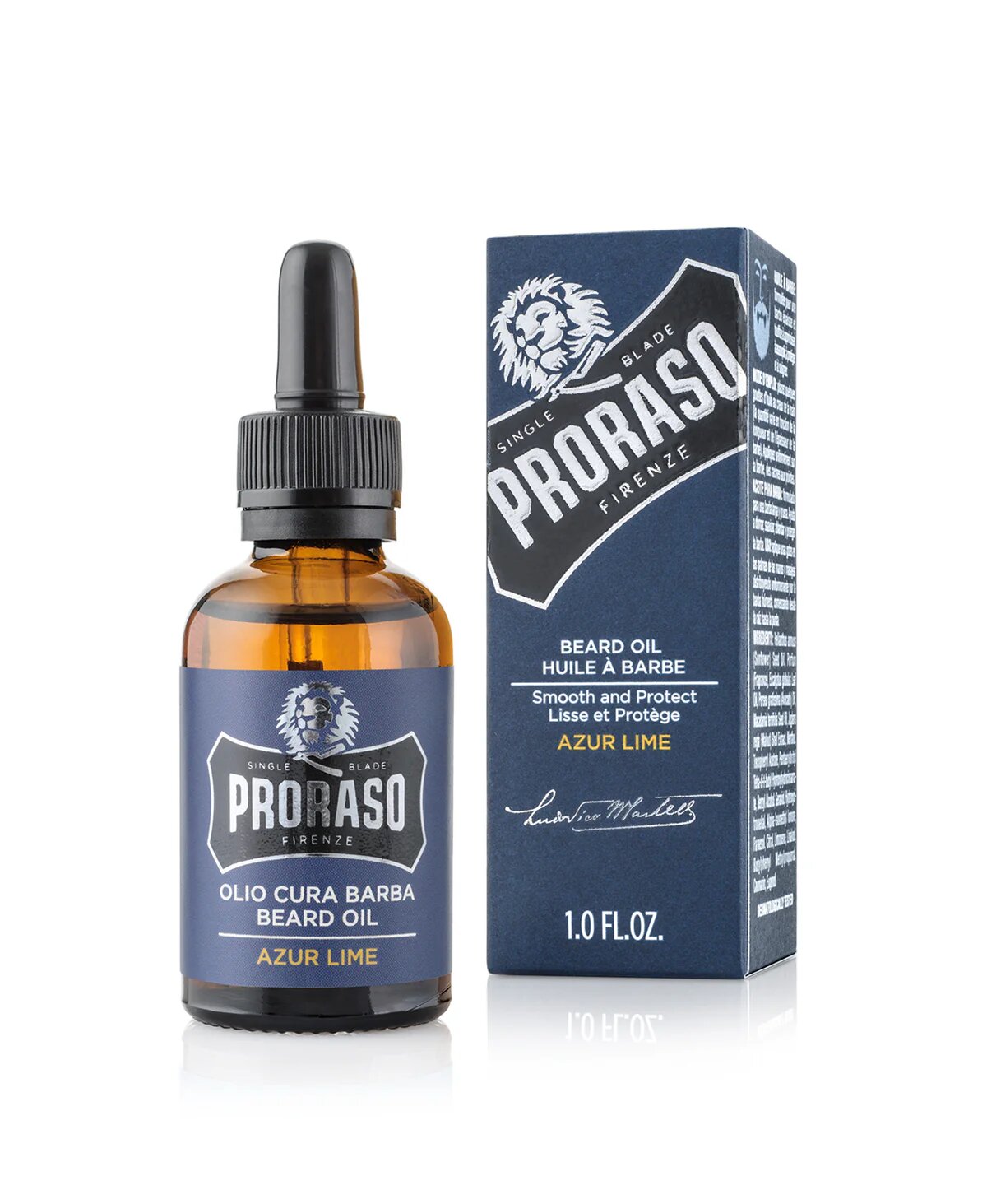 Масло для Ухода за Бородой Proraso AZUR LIME (Лазурный Лайм), 30 мл