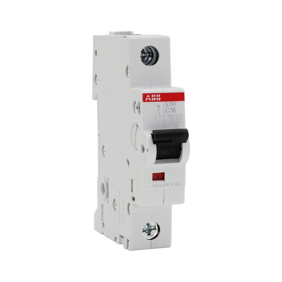 ABB S201 C16 2CDS251001R0164 1P 16A (C) 6kA Автоматический выключатель