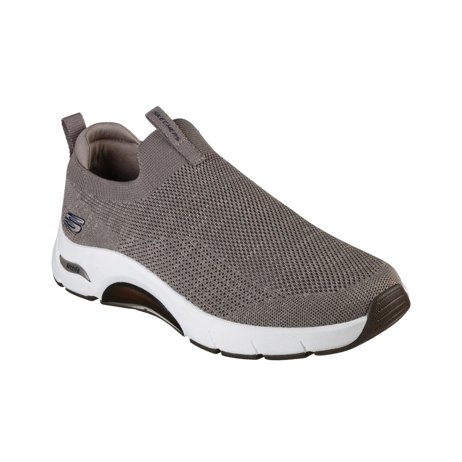 Слипоны SKECHERS, размер 44 EU, коричневый
