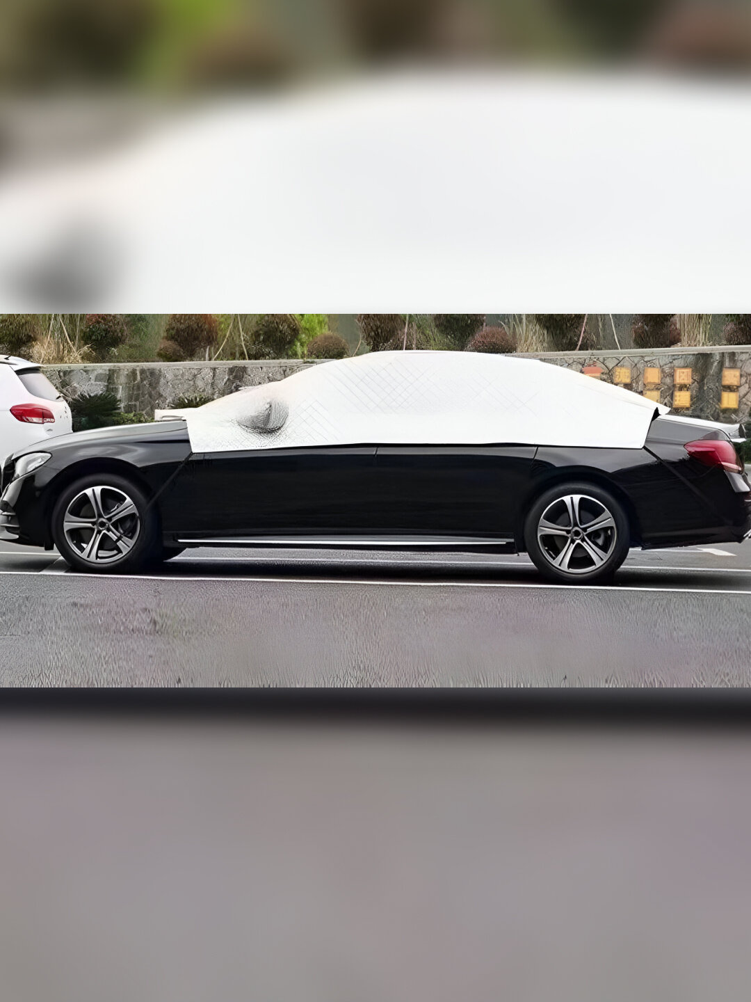 Летний защитный чехол для автомобиля, универсальный автомобильный тент. — фото 1