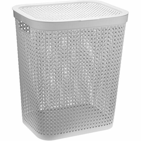 Корзина для белья Idea пирула 55л М 2615 Смоки