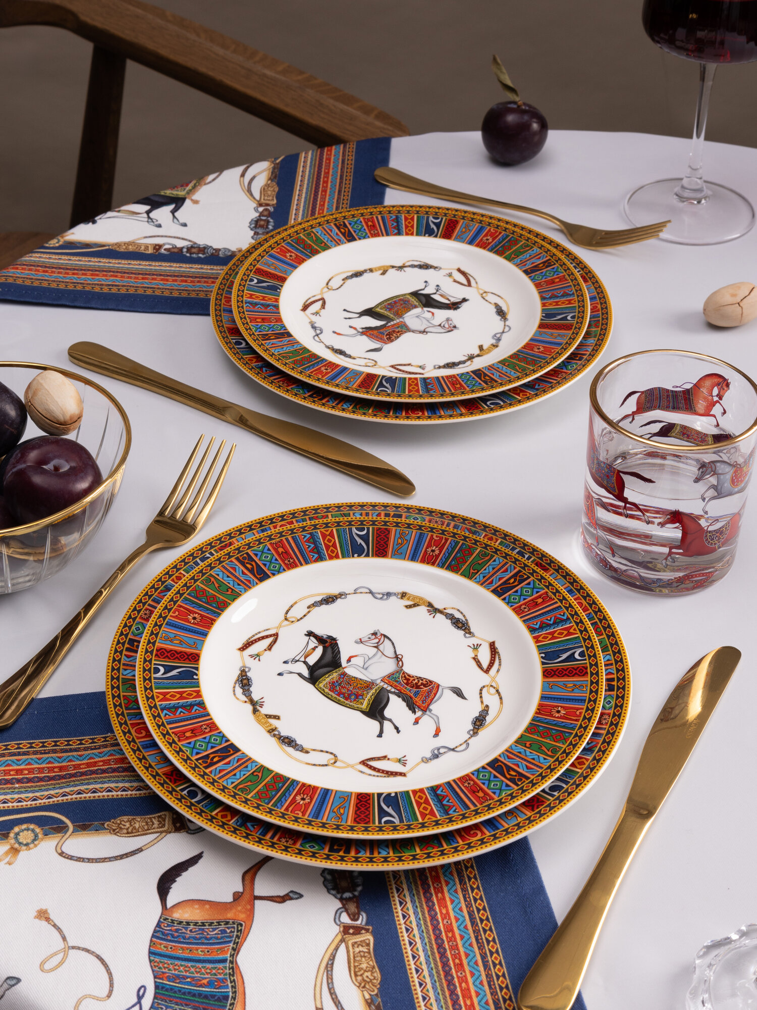 Набор тарелок закусочных Lefard "Passage", 20 см, 2 шт, фарфоровые — фото 1