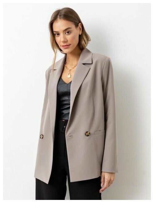 Пиджак VIAVILLE, размер 50, коричневый