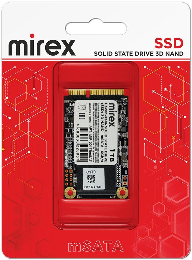 Накопитель SSD Mirex 1Tb 13640-001TBmSAT - фото №3