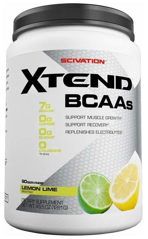 Аминокислота Scivation Xtend, лимон-лайм, 1150 гр.