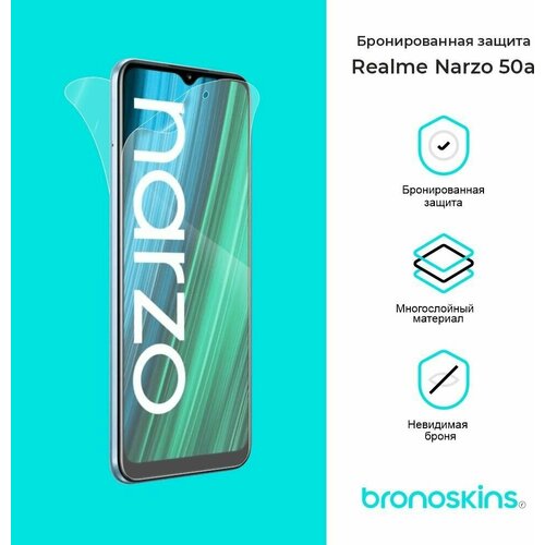 Защитная Броня для Realme 9 Narzo 50a (Глянцевая, Комплект FullBody)