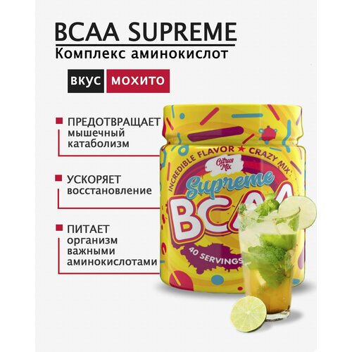 Аминокислотный компекс BCAA DR. Hoffman/250 гр вкус Мохито хондропротектор dr hoffman flex 400 г вкус брусника