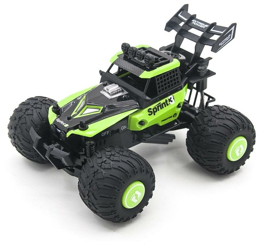 Радиоуправляемая трагги CraZon Ghost / Sprint 2WD 1:28 сменные колеса и корпус Create Toys CR-172802