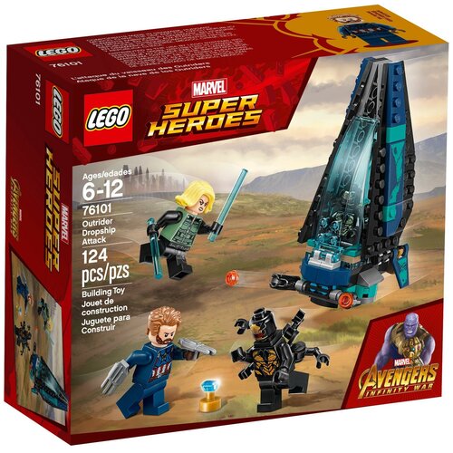 LEGO Marvel Super Heroes 76101 Атака всадников, 124 дет. конструктор lego super heroes 76207 атака на новый асгард