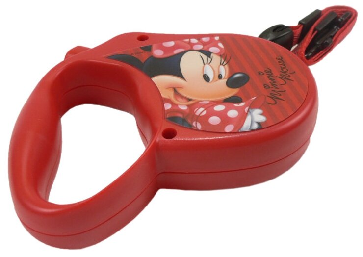 Поводок-рулетка для собак Triol Disney Minnie (M) 5 м красный - фотография № 2