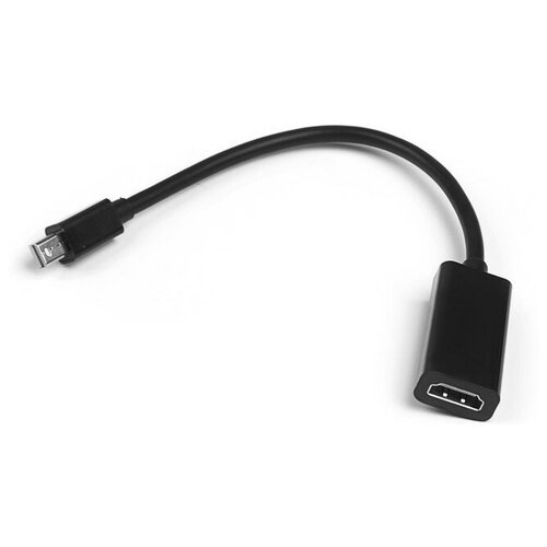 Переходник/адаптер Luazon mini DisplayPort - HDMI, 0.15 м, черный переходник адаптер atcom mini displayport hdmi at1042 0 1 м 1 шт черный